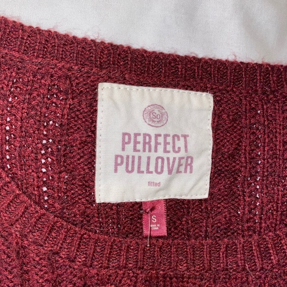 Perfect Pull Over Red Sweater - Picture 5 of 5